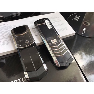 Điện thoại 2sim độc vtu k8 lưng đá đen vàng