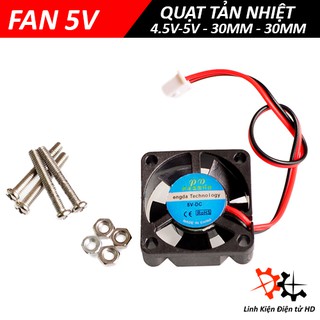 Quạt tản nhiệt 4,5 - 5v - 3cmx3cm