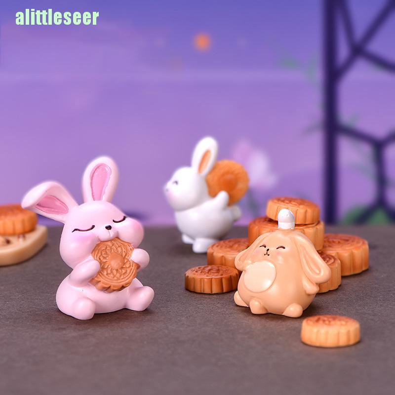 [REE] Tượng Thỏ Mini Trang Trí Vườn Mùa Thu