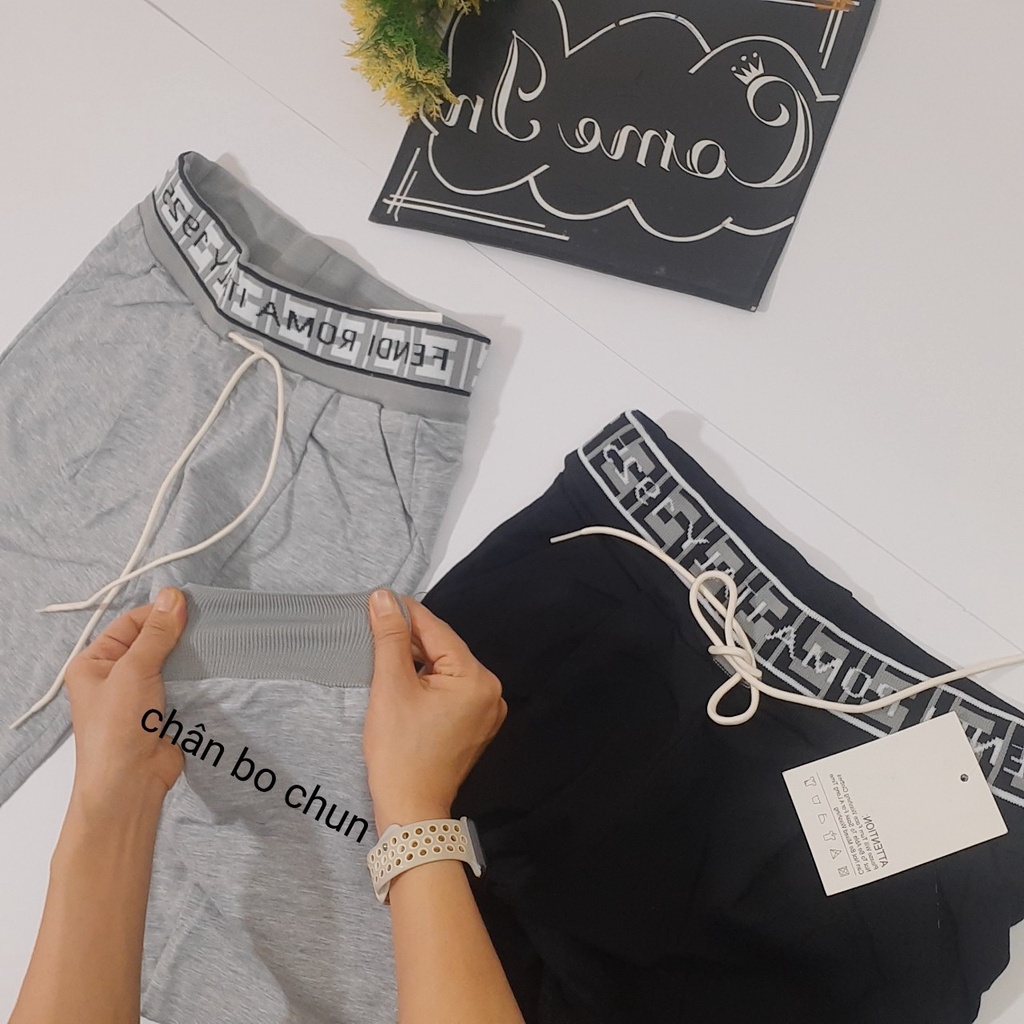 Quần Dài Nữ Thu Đông Bo Gấu Mặc Ở Nhà Chất Da Cá QN002 ( XẢ KHO)