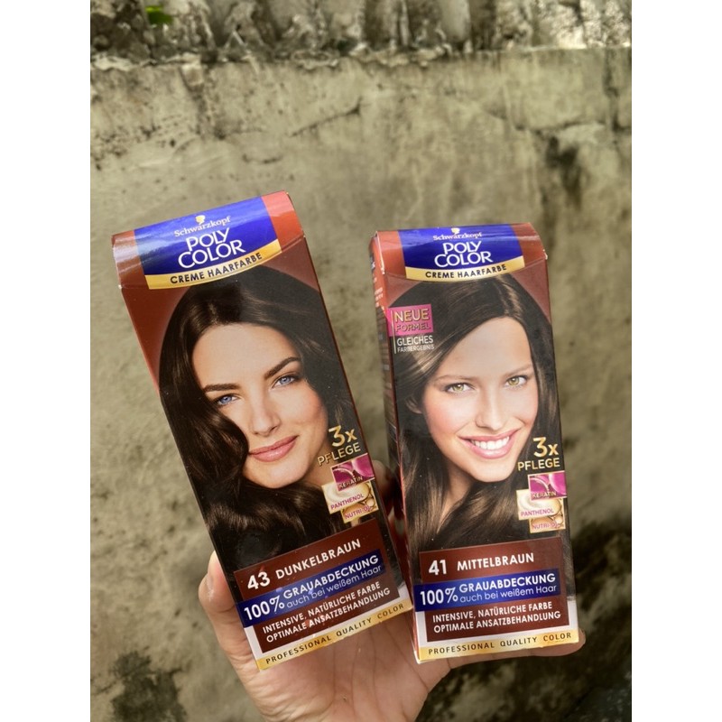 Thuốc nhuộm tóc Schwarzkopf Poly Color . . Made in Germany