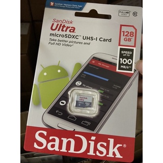 Thẻ Nhớ MicroSDXC SanDisk Ultra 128GB 100MB/s. Bh 5 năm
