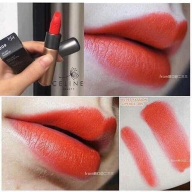 Son Kiko 309 Tulip Red – Velvet Passion Matte Lipstick