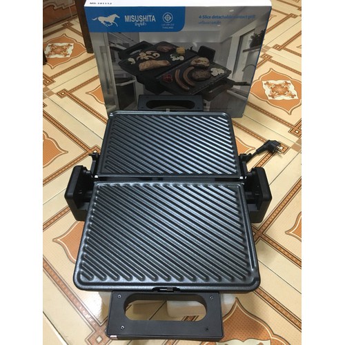 Máy Kẹp Nướng Bánh Mỳ -Thịt Cá Đa Năng Mitsusita -Thái Lan- 2000w -Nướng Nhanh -Nhiệt Nóng Đều 2 Mặt -bh 12 Tháng