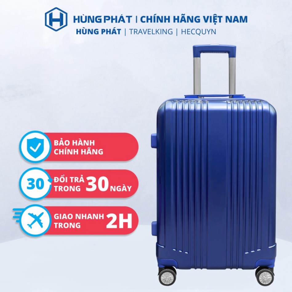 HÙNG PHÁT - Vali kéo du lịch cao cấp HP-603 kích thước 20, 24, 28 inch chính hãng Hùng Phát - Bảo hành 5 năm