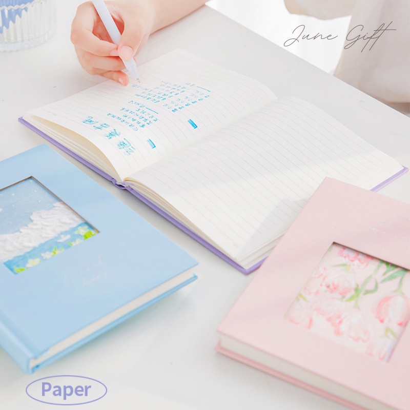 Sổ Nhật Ký Bullet Journal Màu Pastel Flower Diary