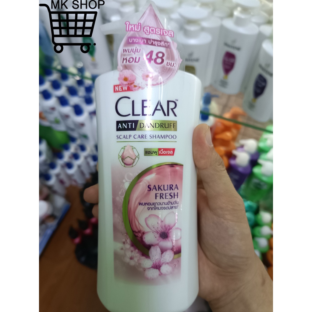 {Mẫu Mới} Dầu gội đầu CLEAR 450ml-480ml cao cấp các mùi-Thái Lan