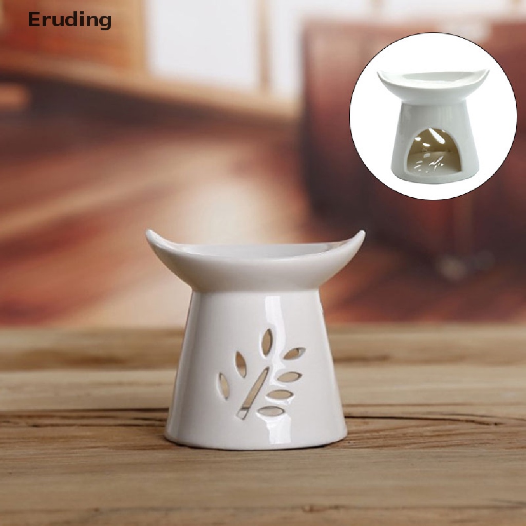 Giá Đỡ Nến / Tinh Dầu Thơm Bằng Sứ Thiết Kế Đục Lỗ Độc Đáo Tiện Dụng