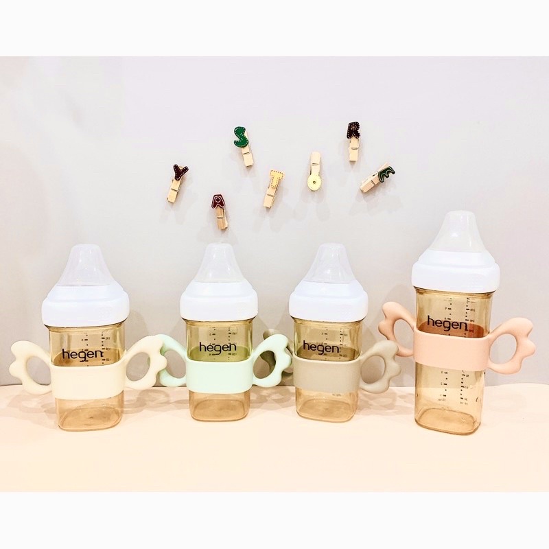 Tay cầm cánh tiên silicon cho bình Moyuum, Gross, Lansinoh, Pigeon, Avent. Tay cầm bình sữa silicon cho bình cổ rộng