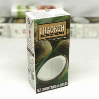 Nước cốt dừa Thái Lan CHAOCOH 1lít ( chai nhựa)