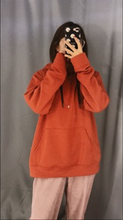 Áo Hoodie nỉ bông Trơn Basic Unisex