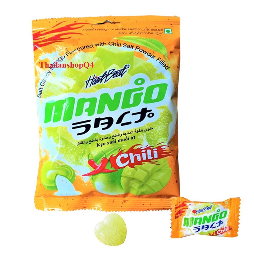 Kẹo Xoài Muối Ớt Thái Lan Mango Chili (Gói 120g)