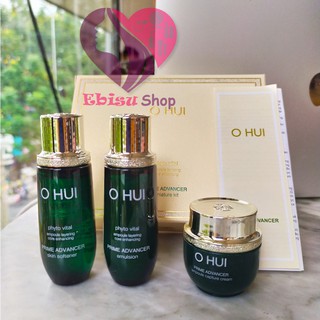 Set ohui xanh Prime Advancer mini 3 sản phẩm_𝑬𝑩𝑰𝑺𝑼 𝑪𝑶𝑺𝑴𝑬𝑻𝑰𝑪