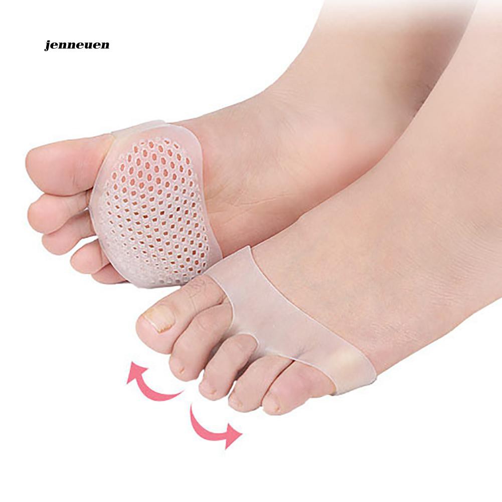 [Hàng mới về] Cặp đệm bàn chân trước bằng silicon dành cho nữ khi mang giày cao gót