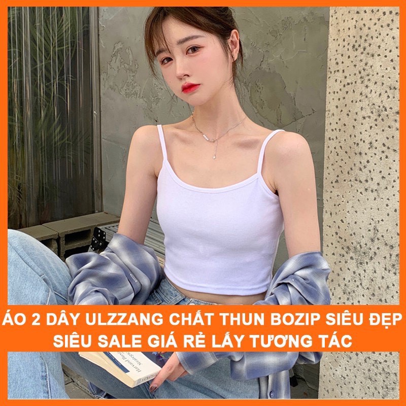 Áo Hai Dây Croptop Nữ Chất  Vải Thun Siêu Đẹp  ❤️FREESHIP❤️ Áo Nữ 2 Dây Dáng Dài Cá Tính Sexy VANY.STORE mãDAY9