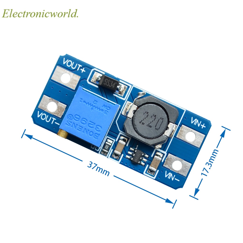 Mô đun tăng áp Mt3608 Dc-Dc Max 28v 2a chất lượng cao