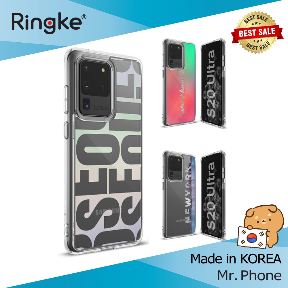 Ốp lưng Galaxy S20 Ultra Ringke Fusion (Galaxy S20 Ultra Case) - Nhập khẩu Hàn Quốc