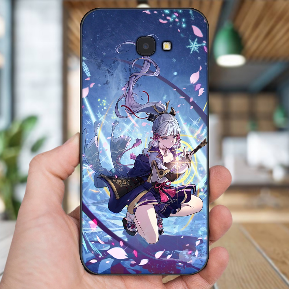 Ốp lưng Samsung J4 Plus viền đen in hình Ayaka Genshin Impact