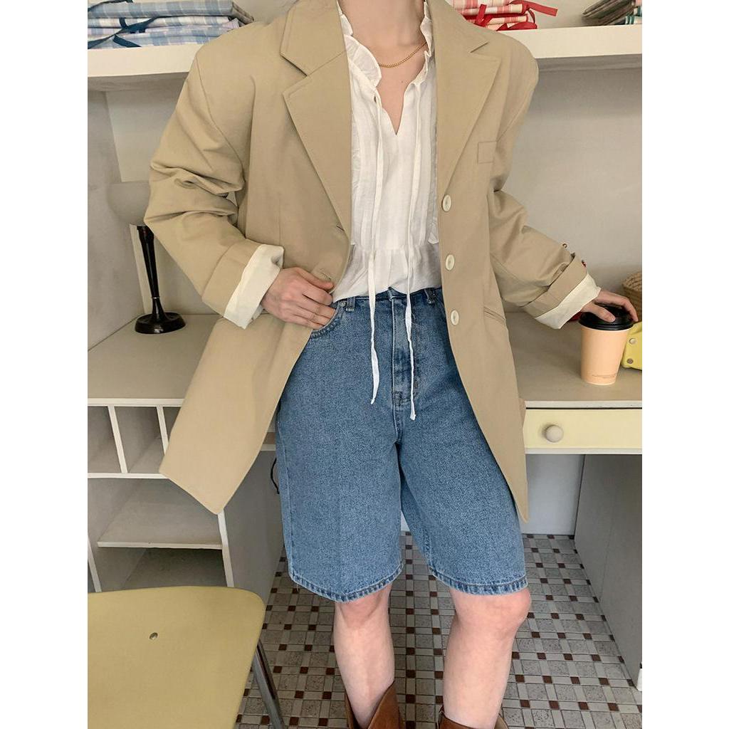 Áo Sơ Mi Cột Dây Dáng Rộng Dài Tay Thời Trang Cá Tính 60676