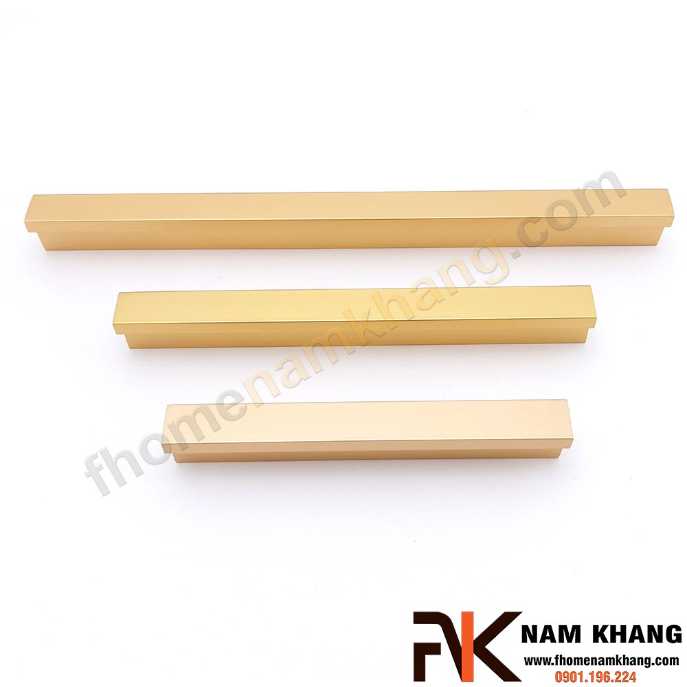 Tay nắm tủ dạng thanh nhôm NK014-V (Màu Vàng)