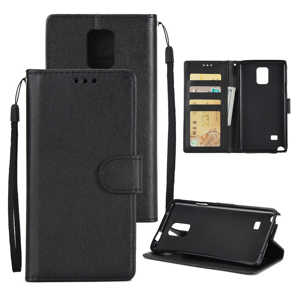 Bao da sang trọng thiết kế đơn giản dành cho Samsung Galaxy Note 4 | BigBuy360 - bigbuy360.vn