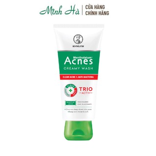 Kem rửa mặt ngừa mụn Acnes Creamy Wash Clear Acne & Anti-Bacteria 100g