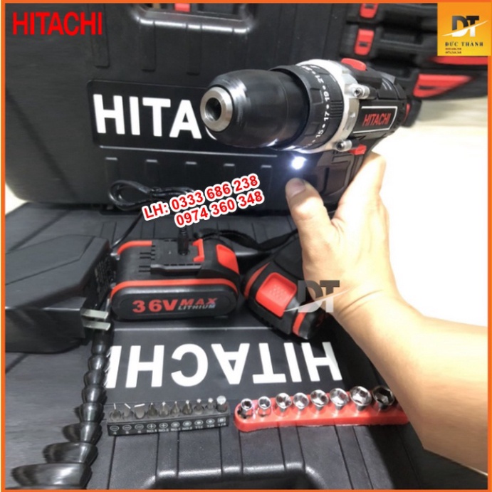 Siêu hot Máy khoan pin 36V HITACHI đa chức năng.