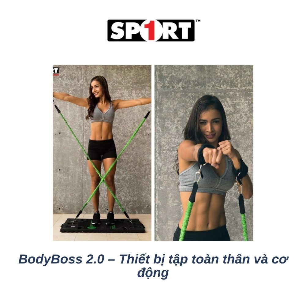 Dụng Cụ Tập Gym Toàn Thân Tại Nhà BODYBOSS Sport1 - Phòng gym thu nhỏ, tiện lợi, phù hợp mọi không gian