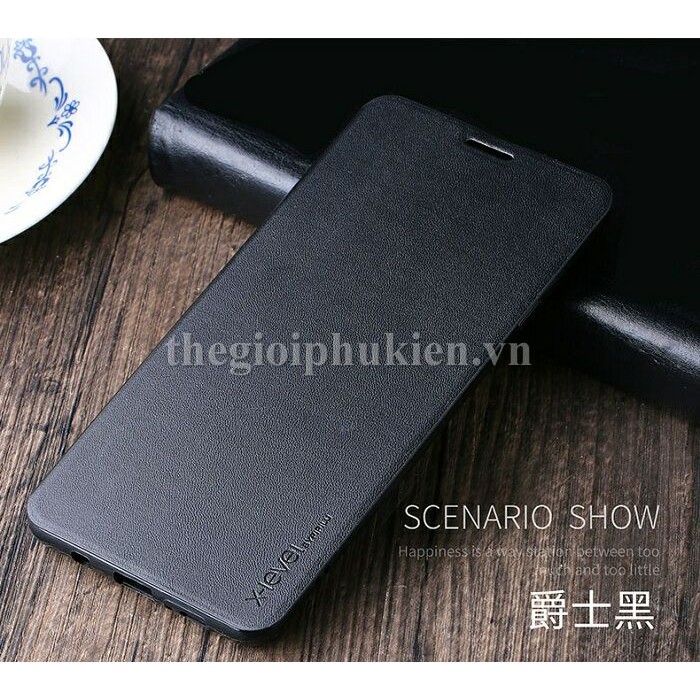 [Mã ELFLASH5 giảm 20K đơn 50K] Bao da SamSung Galaxy M20 chính hãng FIBCOLOR X-Level PIPILU HongKong