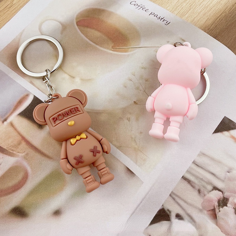 Móc Khóa Hình Gấu Violent Thắt Nơ Dễ Thương