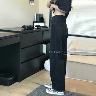 ( SẴN ) Quần jean ống rộng trắng đen có size bigsize / quần ulzzang big size ống suông