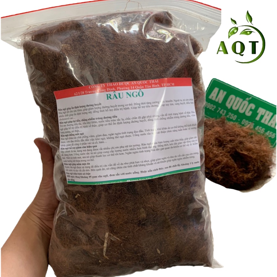 Râu Bắp (Râu Ngô Khô) 500g Thơm, Sạch, Nấu Nước Mát - Nước Sâm Giải Nhiệt