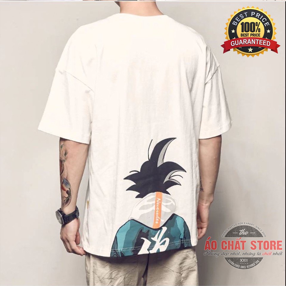 Áo Tay Lỡ UNISEX Songoku Dragon Ball Cực Chất | Áo 7 Viên Ngọc Rồng Goku Form Rộng Đẹp UN16