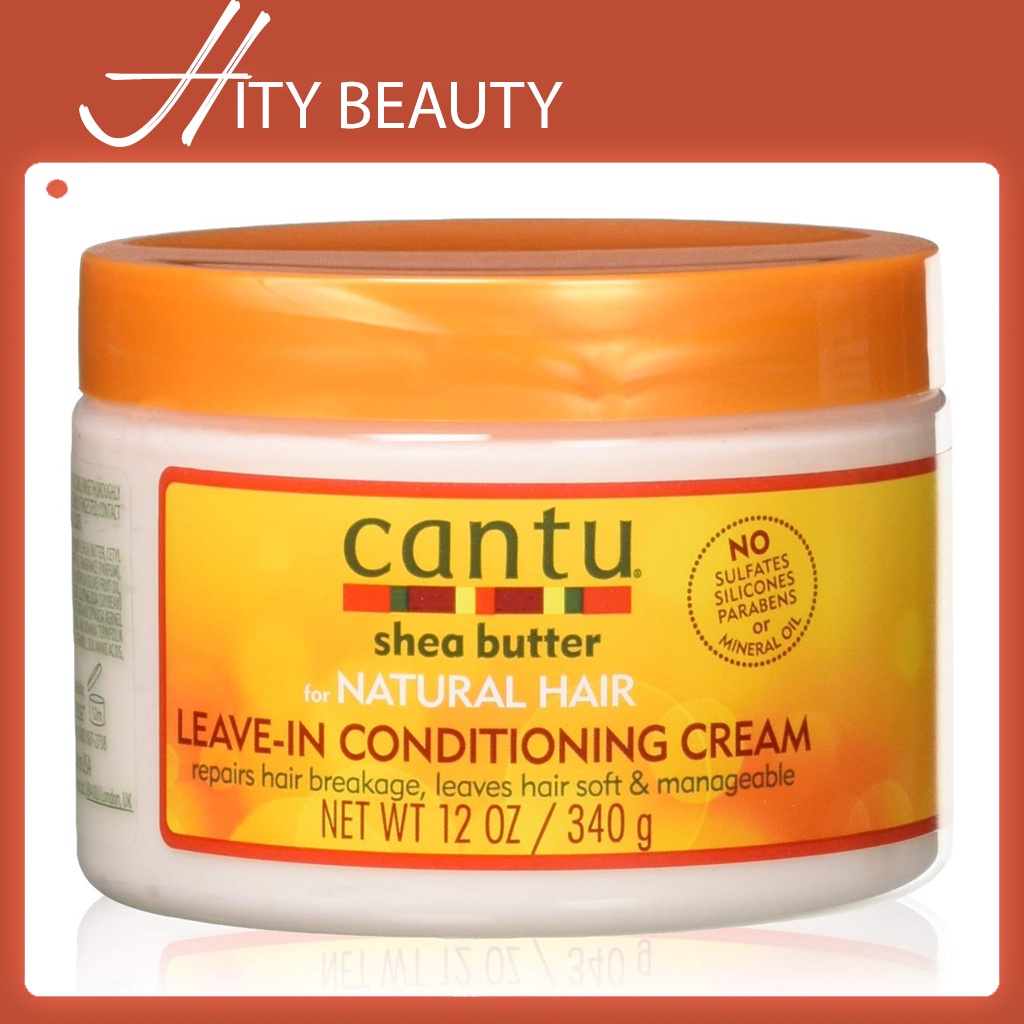 Dầu xả khô Cantu Shea Butter for Natural Hair Leave In Conditioning Repair Cream 340g - Hity Beauty