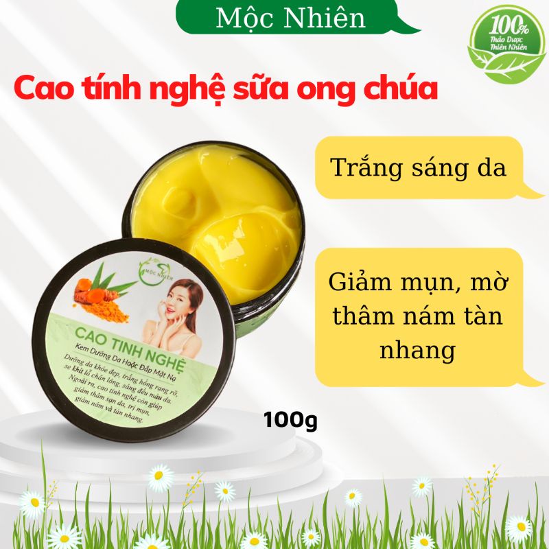 Cao tinh nghệ sữa ong chúa giúp trắng da - mờ nám