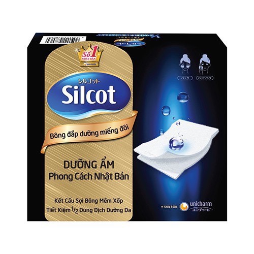 [GIÁ SỈ THÙNG 30 HỘP] Bông tẩy trang Silcot 82/66 miếng/hộp