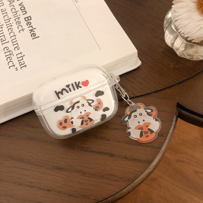 Vỏ Bảo Vệ Hộp Sạc Tai Nghe Edifier TWS1 Pro Trong Suốt Họa Tiết Hoạt Hình Dễ Thương