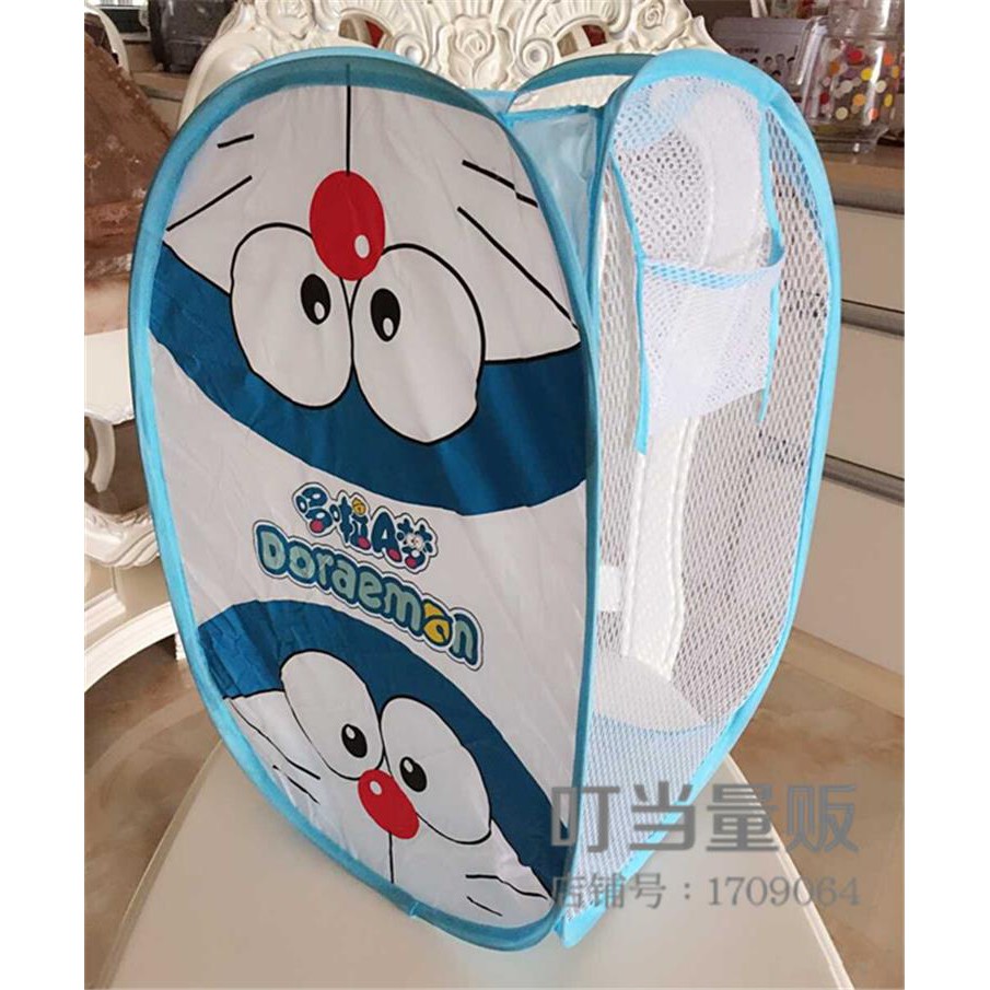Giỏ Vải Đựng Đồ Giặt In Hình Doraemon Đáng Yêu