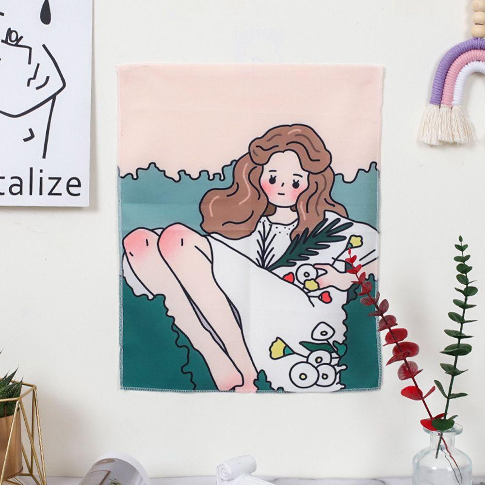 SUENIN Thảm Treo Tường Trang Trí Phòng Ngủ Họa Tiết Hoạt Hình Dễ Thương