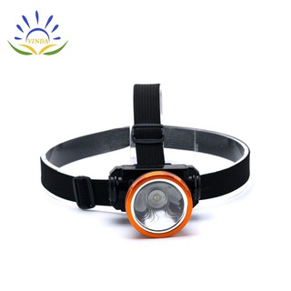 Đen pin đội đầu A4 sạc điện 1 đèn LED