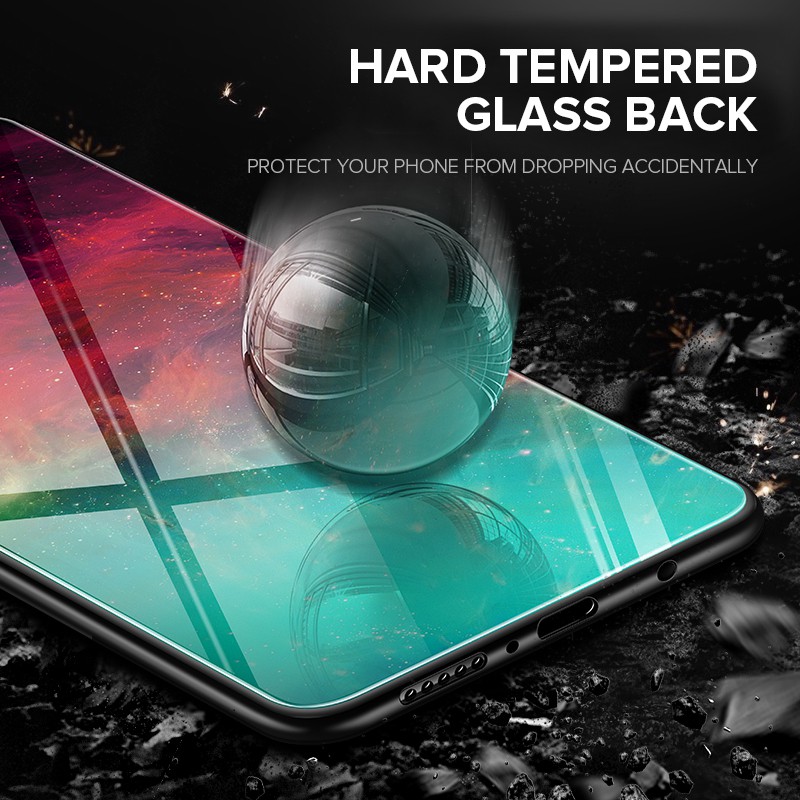 Koosuk Ốp điện thoại kính cường lực cứng 9H họa tiết hình vẽ nhiều màu cho OPPO A12 A12e A7 A5S A3S A5 A7X F9 PRO AX5s | BigBuy360 - bigbuy360.vn