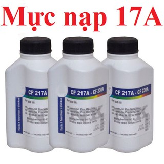 Mực nạp máy in 17A - 30A ( CF217A - CF230A ) - Máy in 161DN, 162DW, HP M102a, M102w siêu đậm