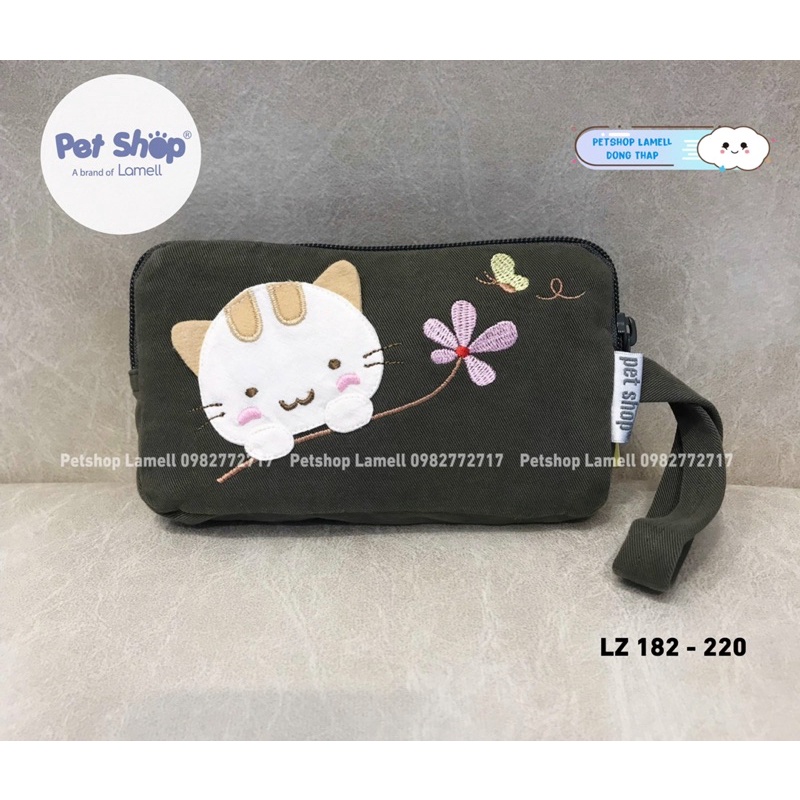 Bóp ví cầm tay nhiều ngăn PETSHOP chứa điện thoại, vật dụng - LZ 182 - DOZ 973