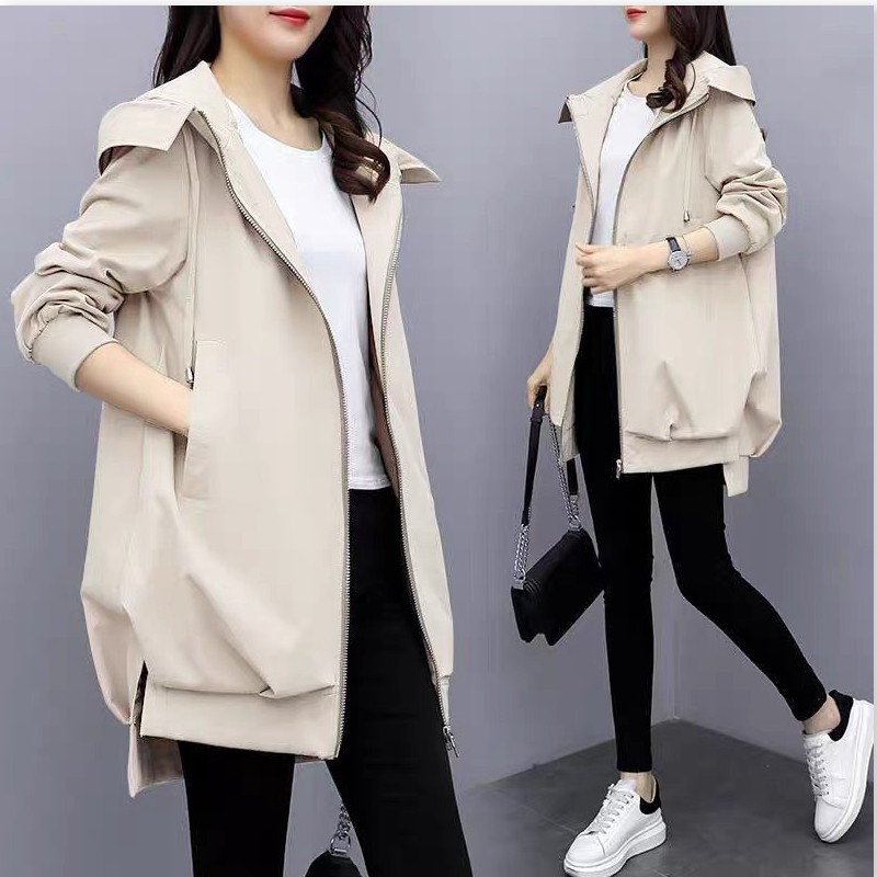 ÁO KHOÁC DÙ NỮ THỜI TRANG ULZZANG FOM DÀI PHONG CÁCH HÀN QUỐC SIÊU ĐẸP