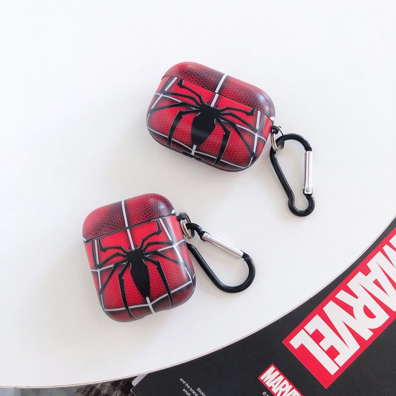 Vỏ bao airpod - Case airpod 1/ 2 AirPods Pro IMD Batman - Venom- Marvel -Captain - Người Nhện - Supermen ( tặng kèm móc)