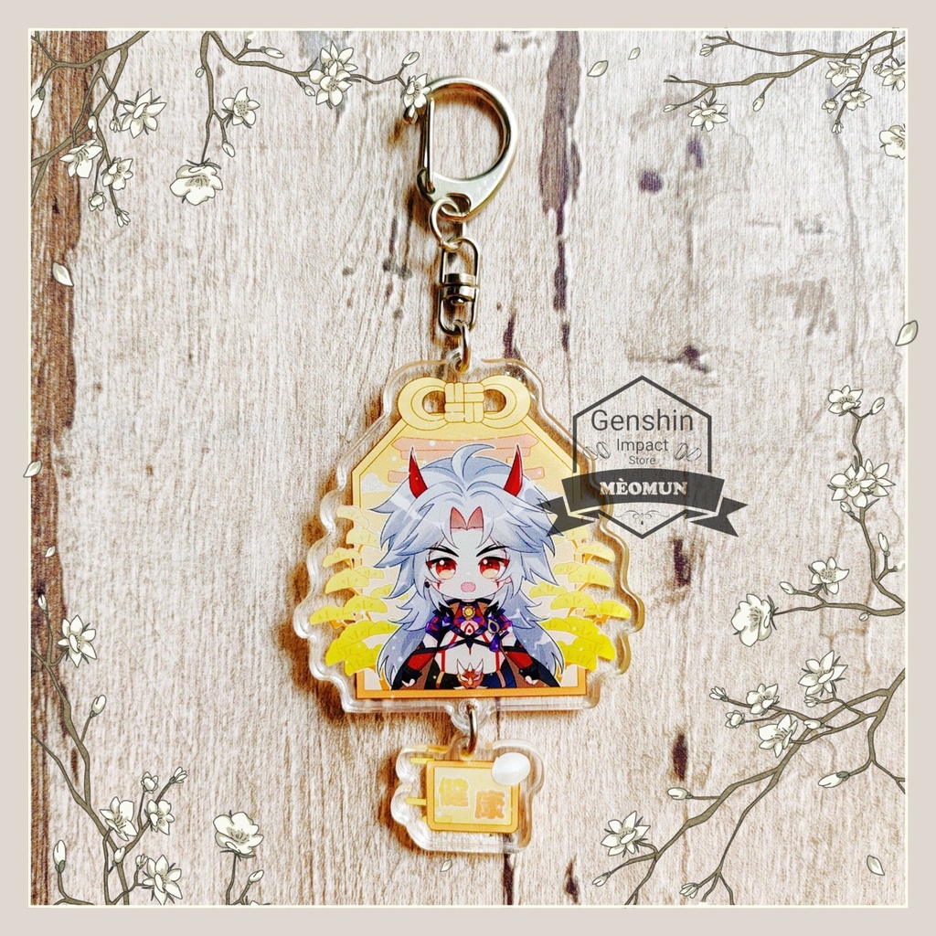 ITTO Móc khóa Genshin Impact M15 (in giữa acrylic)