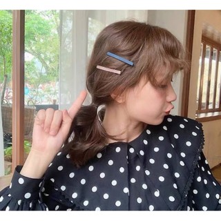 Kẹp tóc siêu mỏng phong cách dễ thương năng động (giao màu ngẫu nhiên)