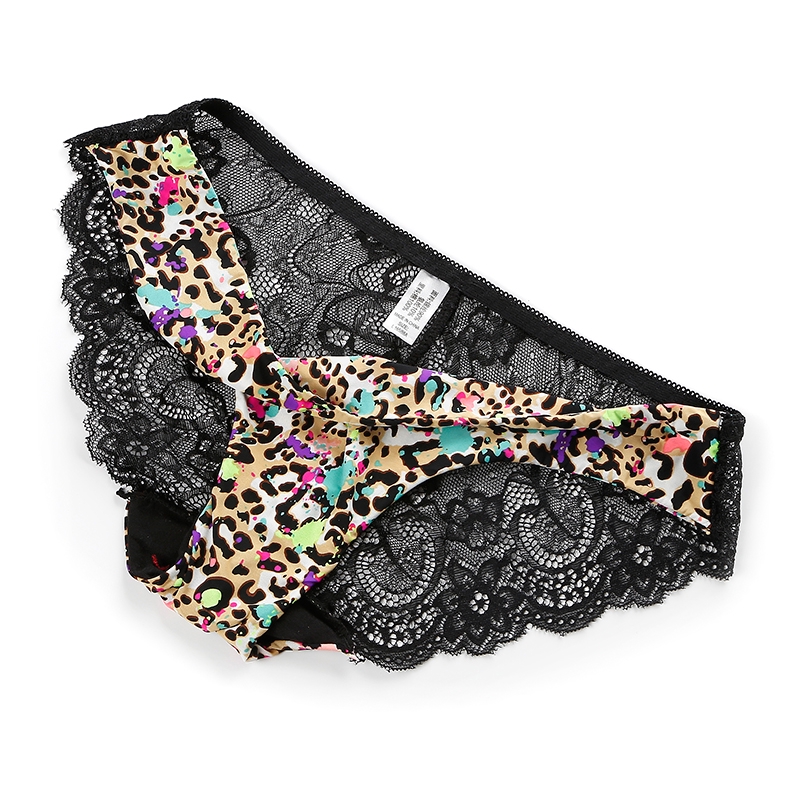 Set 3 quần lót ZXYOUPING màu trơn in họa tiết phối ren lưng thấp vô hình size S-XXL quyến rũ cho nữ