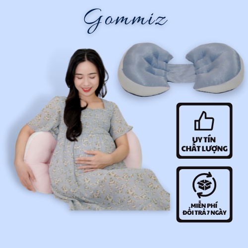 Gối Bầu Cánh Tiên Gommiz Cao Cấp Gối Bà Bầu Nâng Đỡ Bụng Hỗ Trợ Giảm Đau Lưng Cho Mẹ Bầu
