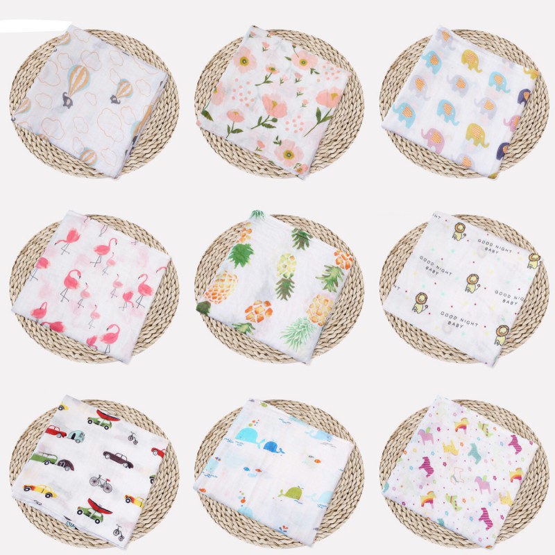 Khăn tắm cotton mềm cho bé kích thước 120x120cm